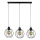 Luster na užetu BERIS 3xE27/60W/230V hrast