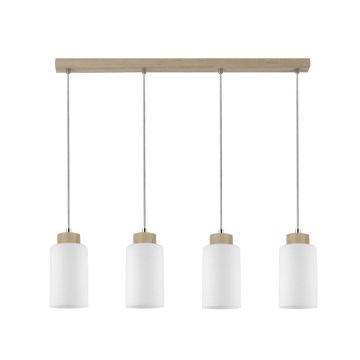 Luster na užetu BOSCO 4xE27/60W/230V breza