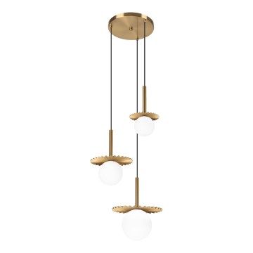 Luster na užetu CHITA 3xG9/5W/230V zlatni