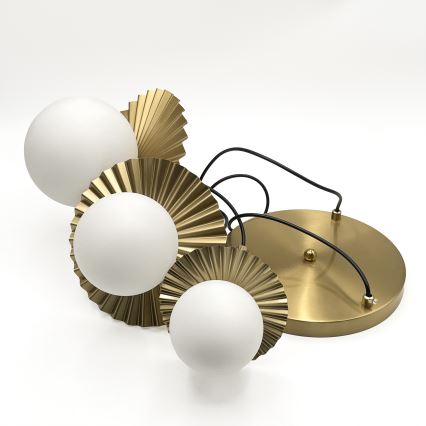 Luster na užetu CHITA 3xG9/5W/230V zlatni