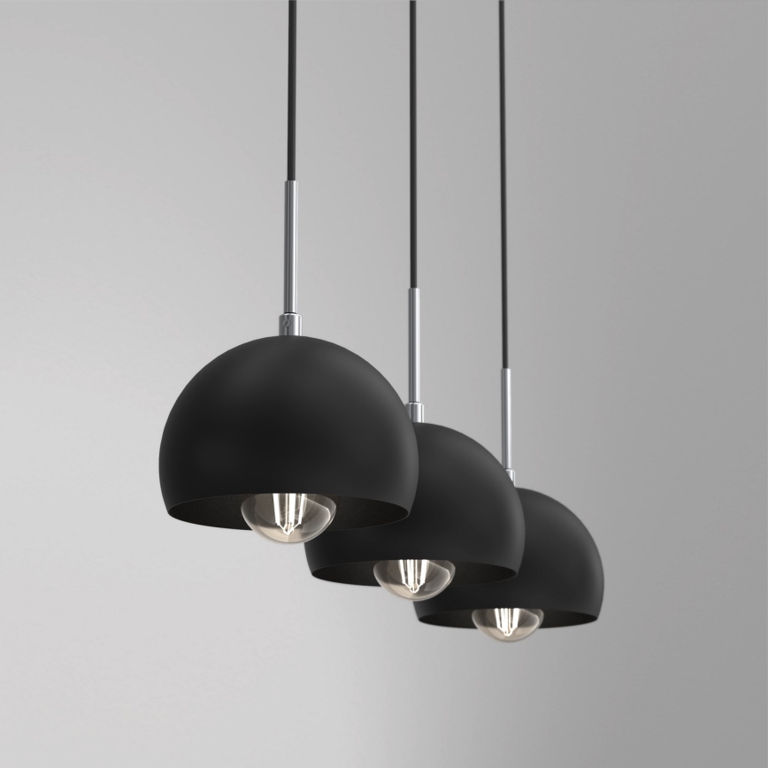 Luster na užetu COOL 3xE27/60W/230V