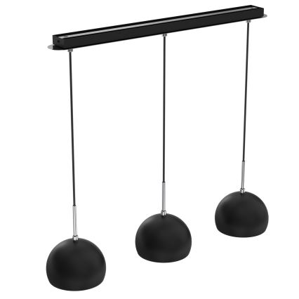 Luster na užetu COOL 3xE27/60W/230V