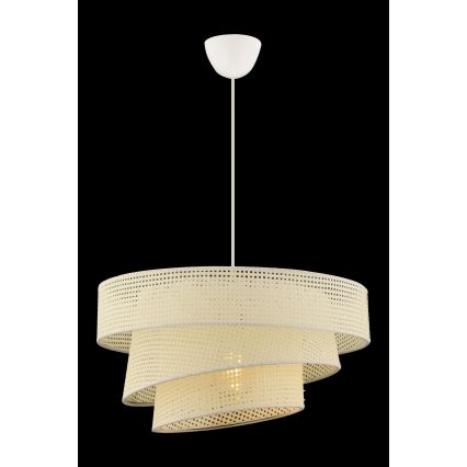 Luster na užetu COUPER 1xE27/60W/230V bijeli