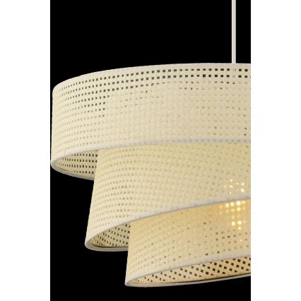Luster na užetu COUPER 1xE27/60W/230V bijeli