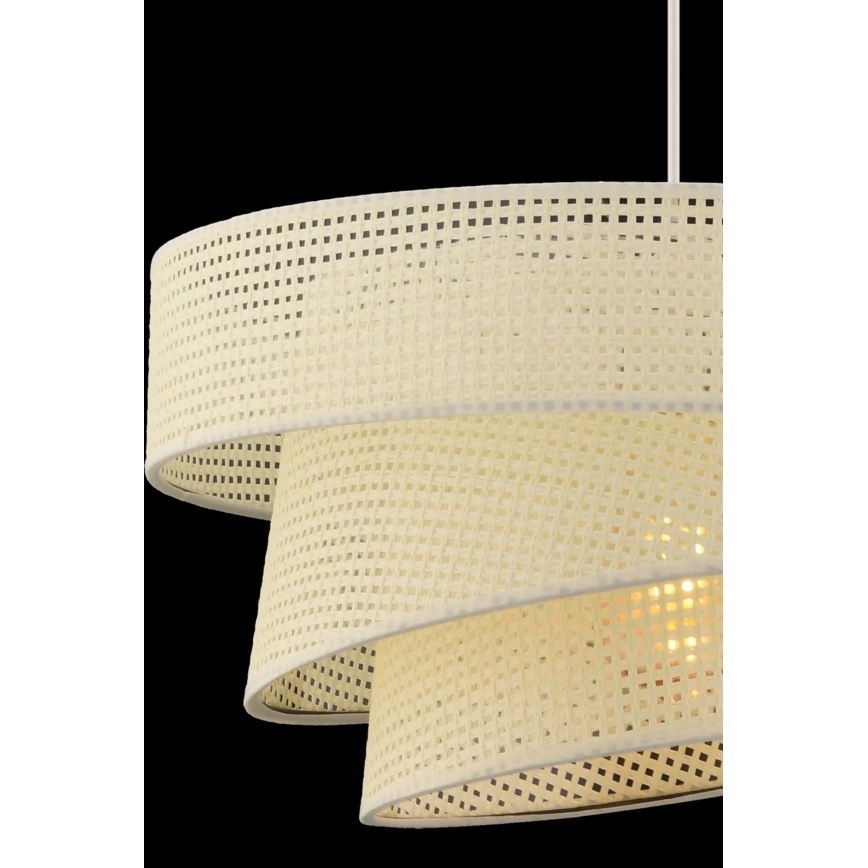 Luster na užetu COUPER 1xE27/60W/230V bijeli