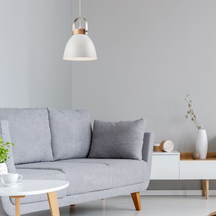 Luster na užetu DANIELLE 1xE27/60W/230V bukovina