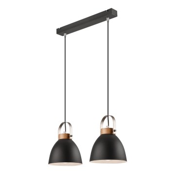 Luster na užetu DANIELLE 2xE27/60W/230V buk