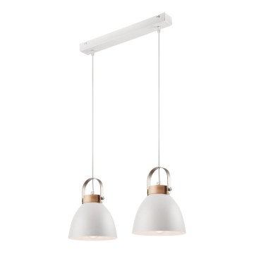 Luster na užetu DANIELLE 2xE27/60W/230V buk