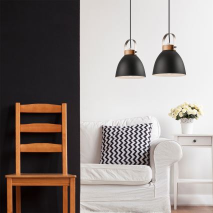 Luster na užetu DANIELLE 2xE27/60W/230V buk