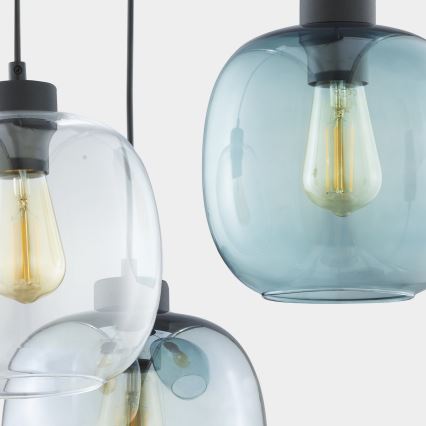 Luster na užetu ELIO 3xE27/15W/230V