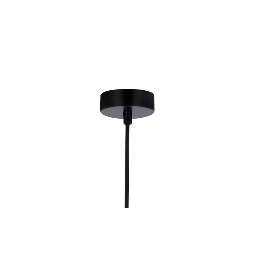 Luster na užetu FLEN 1xE27/40W/230V promjer 20 cm crna