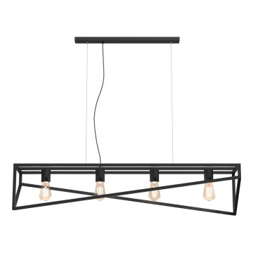 Luster na užetu GOTE 4xE27/60W/230V