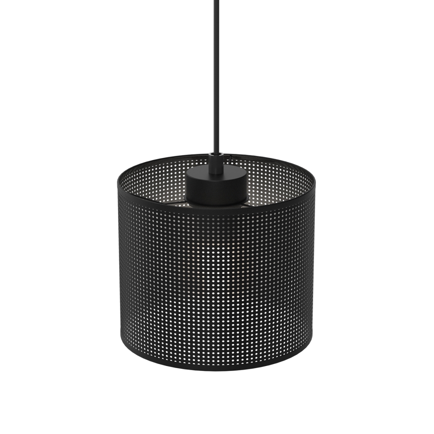 Luster na užetu LOFT SHADE 1xE27/60W/230V promjer 18 cm crna