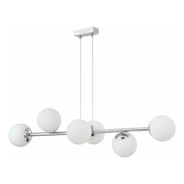 Luster na užetu MADDIE 5xE14/5W/230V sjajni krom