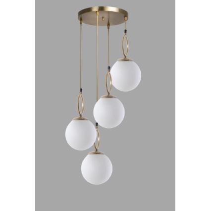 Luster na užetu MORINO 4xE27/60W/230V