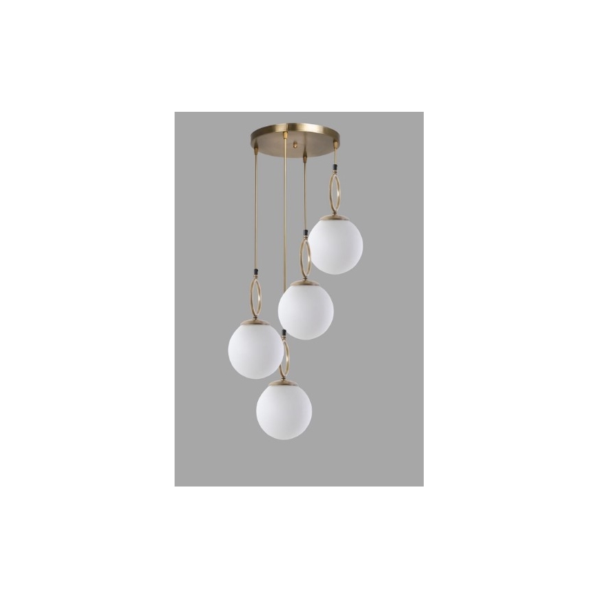 Luster na užetu MORINO 4xE27/60W/230V