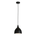 Luster na užetu NOAK 1xE27/15W/230V crna