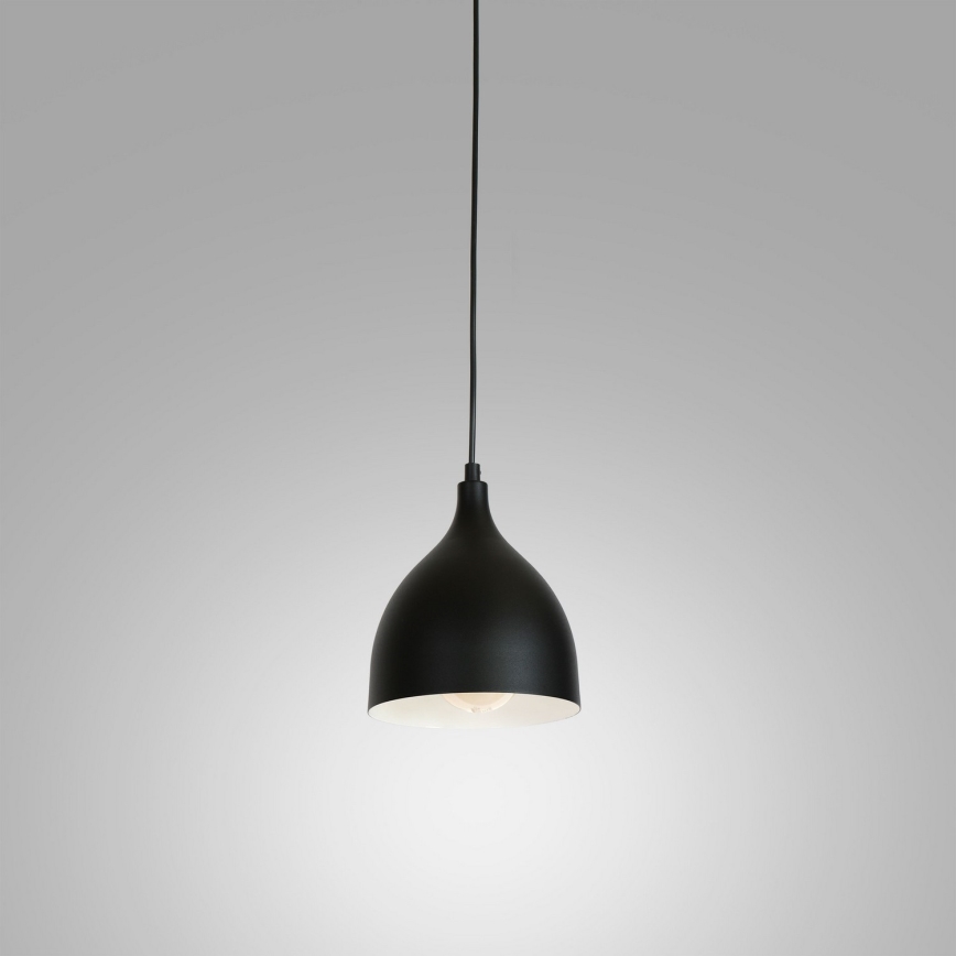 Luster na užetu NOAK 1xE27/15W/230V crna