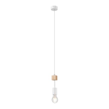 Luster na užetu ORAZIO 1xE27/60W/230V bukva