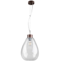 Luster na užetu PIRO 1xE27/60W/230V bukovina
