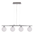 Luster na užetu RAISA 4xG9/40W/230V sjajni krom