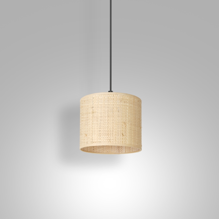 Luster na užetu RATTAN 1xE27/60W/230V promjer 18 cm ratan