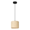 Luster na užetu RATTAN 1xE27/60W/230V promjer 18 cm ratan