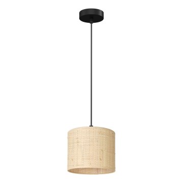 Luster na užetu RATTAN 1xE27/60W/230V promjer 18 cm ratan