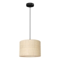 Luster na užetu RATTAN 1xE27/60W/230V promjer 25 cm ratan