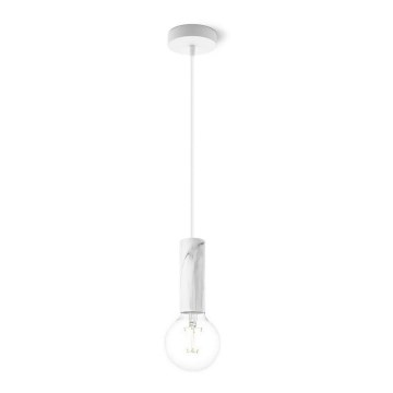 Luster na užetu SAGA 1xE27/40W/230V mramorni