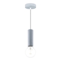 Luster na užetu SAGA 1xE27/40W/230V siva