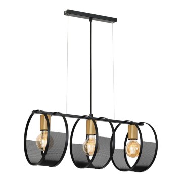 Luster na užetu SINER 3xE27/60W/230V