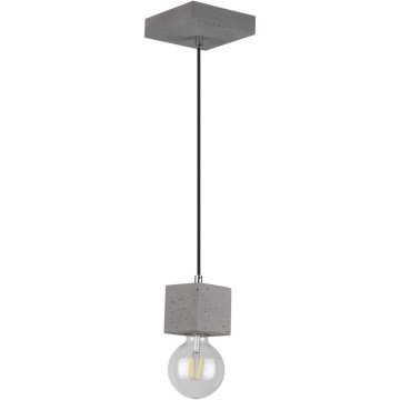 Luster na užetu STRONG 1xE27/60W/230V beton