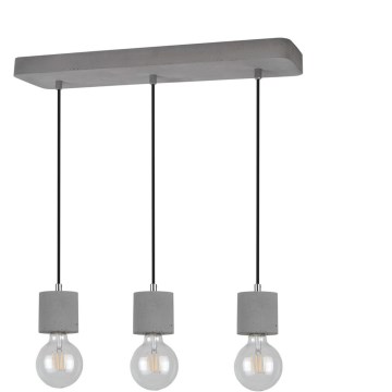 Luster na užetu STRONG 3xE27/60W/230V beton