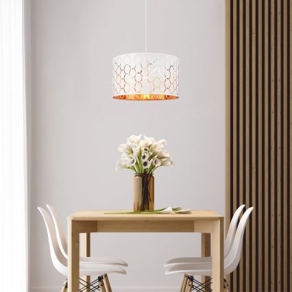 Luster na užetu ULLE 1xE27/15W/230V bijela