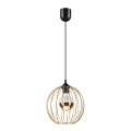 Luster na užetu ZOYA 1xE27/60W/230V zlatna