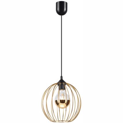 Luster na užetu ZOYA 1xE27/60W/230V zlatna