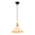 Luster na uzici MONZA 1xE27/40W/230V Ø 25 cm krema/zlato