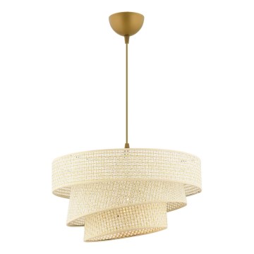 Luster na žici COUPER 1xE27/60W/230V krem
