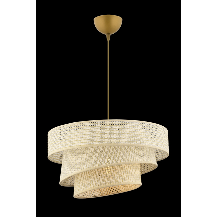 Luster na žici COUPER 1xE27/60W/230V krem