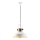 Luster na žici DODO 1xE27/40W/230V bijela/bronzana