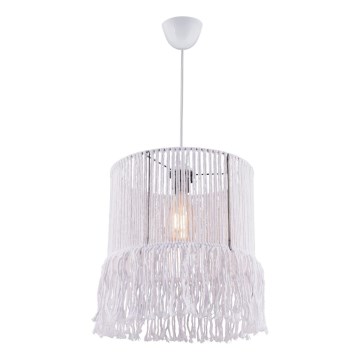 Luster NESS MACRAME 1xE27/40W/230V bijeli
