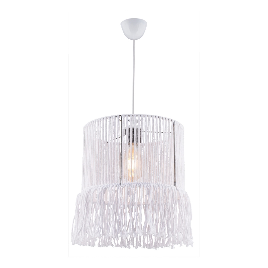 Luster NESS MACRAME 1xE27/40W/230V bijeli