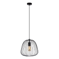 Luster OVELLA na sajli 1xE27/15W/230V, promjer 36 cm, crni