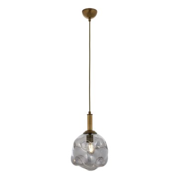Luster s kabelom CRUMPLED 1xE27/40W/230V bronze/Dimna