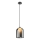 Luster sa užepljenom KLEA 1xG9/15W/230V dimljeno crna