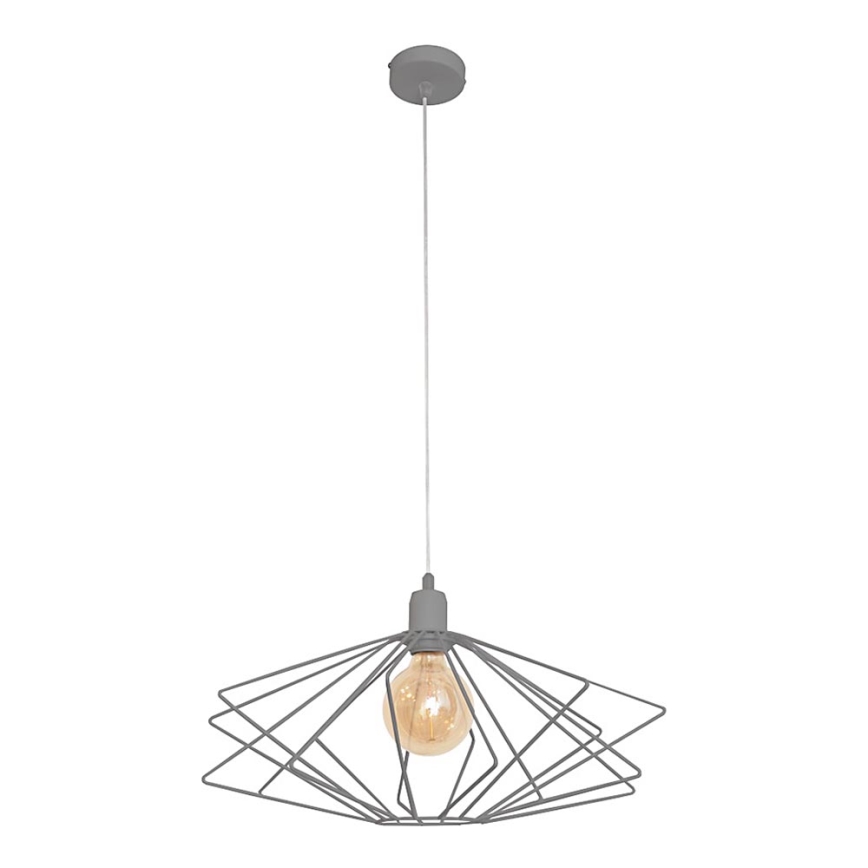 Luster SATURN 1xE27/15W/230V siva