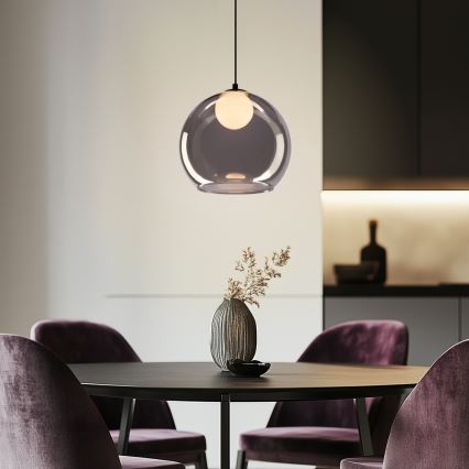 Luster viseći BRIN 1xG9/15W/230V dimljena crna