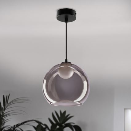 Luster viseći BRIN 1xG9/15W/230V dimljena crna