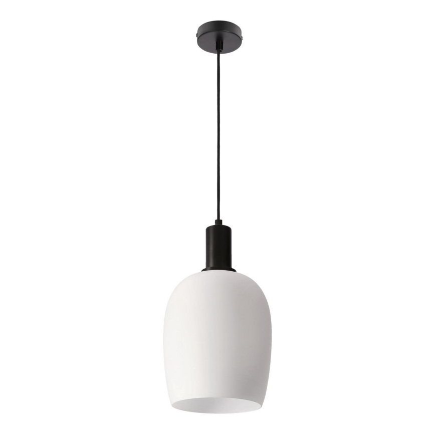 Luster viseći WOLKEN 1xE27/40W/230V bijela/crna